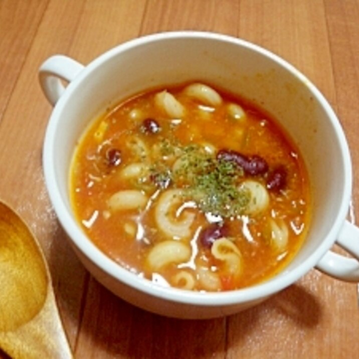 お豆たっぷり★トマトスープ